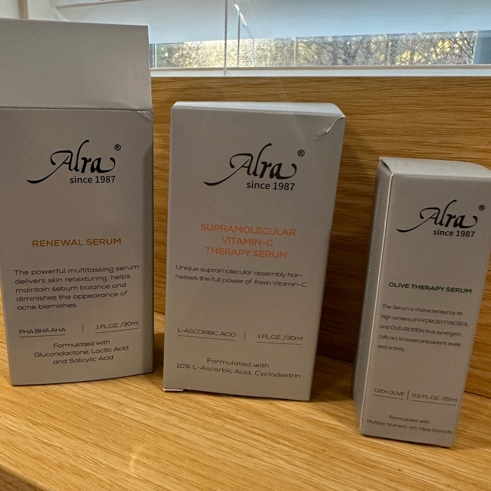 Alra anti aging skin routine